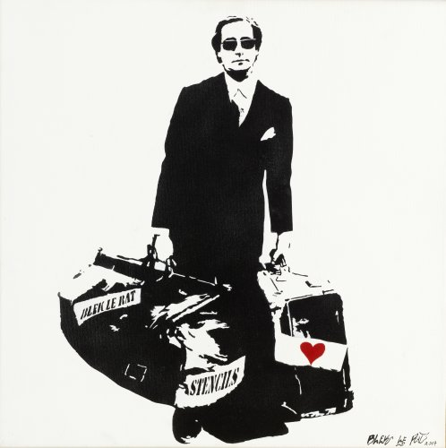 The Man Who Walks Through Walls de Blek Le Rat (2007) - L'Aérosol