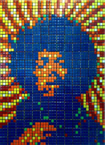 Rubik's HENDRIX d'Invader (2008) - L'Aérosol