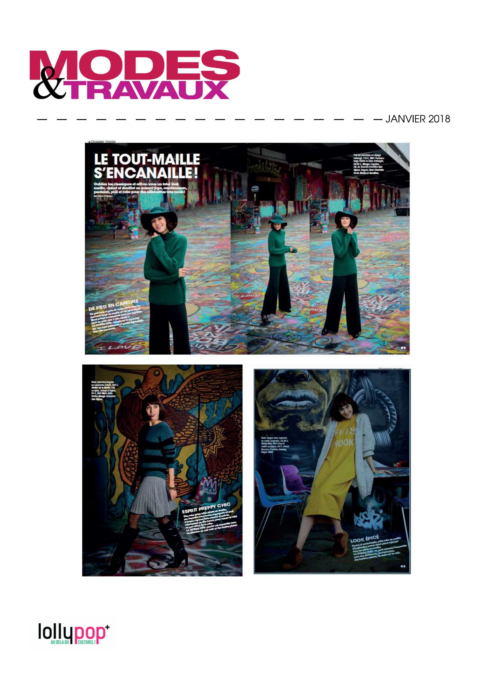 Le Tout-maille s'encanaille (Modes&Travaux) – 2 janvier 2018