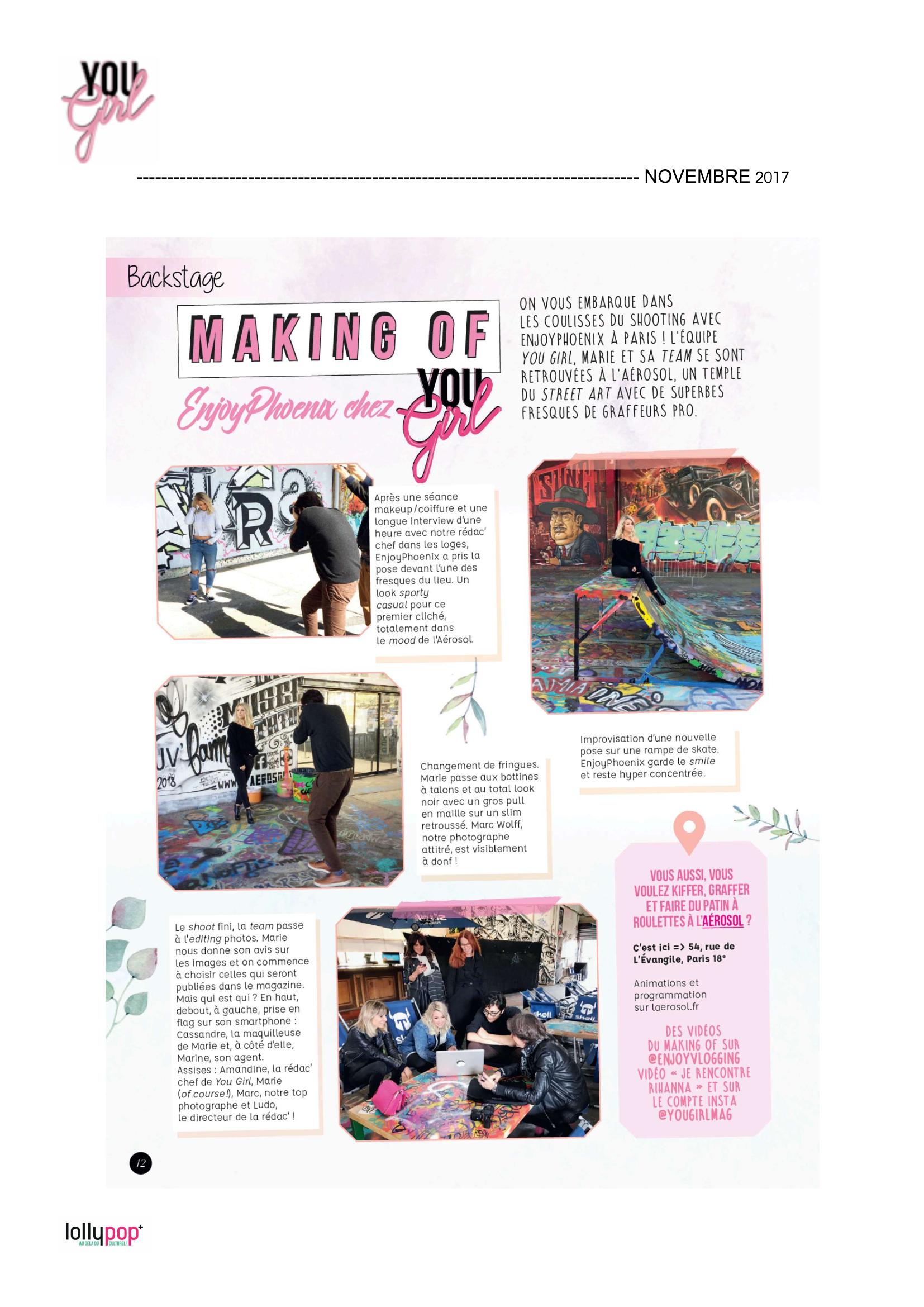 Making-of EnjoyPhoenix chez YouGirl (YouGirl) – 2 novembre 2018